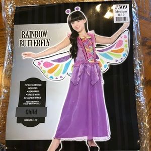 Rainbow butterfly Halloween costume